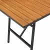 Étkezőasztal Barna 110 x 55 x 62 cm Tömör akácfa