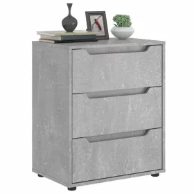 VISNES betonszürke szerelt fa tálalószekrény 60x40x73 cm