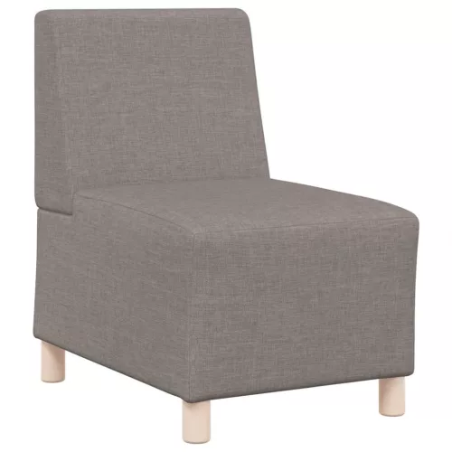 Moduláris kanapé karfa nélkül, bézs színű, szövetből készült, 55 cm