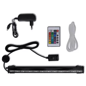 Vízalatti LED-es RGB buborékos akváriumlámpa 32 cm