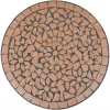 Terrakotta mozaik bisztró asztal 60 cm