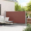 Veranda behúzható válaszfal 160 x 300 cm barna
