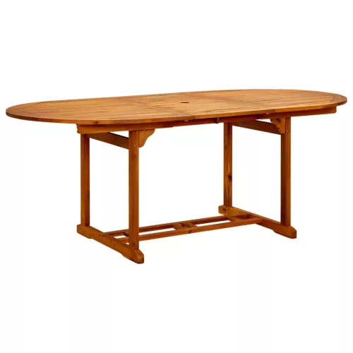 Tömör akácfa kerti asztal 200 x 100 x 75 cm