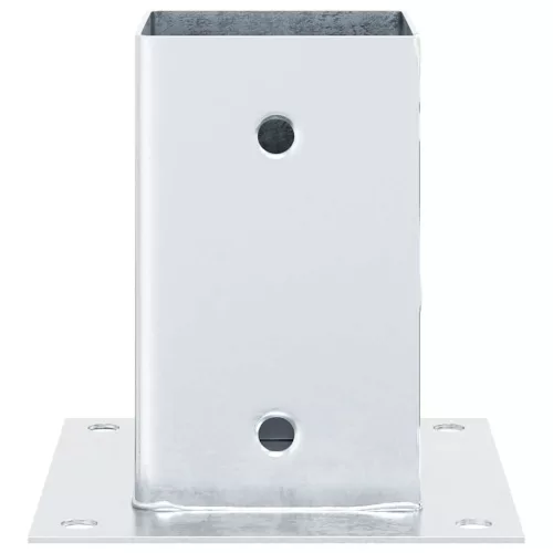 12 db horganyzott acélból oszlopalapok négyzet alakúak 91x91 mm