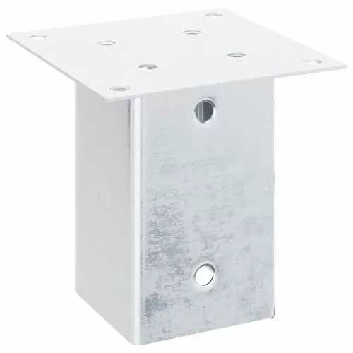 12 db horganyzott acélból oszlopalapok négyzet alakúak 91x91 mm