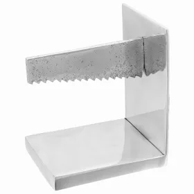 Könyvtámaszok 2 pcs Ezüst 11 x 14 x 17.5 cm Alumínium