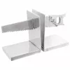 Könyvtámaszok 2 pcs Ezüst 11 x 14 x 17.5 cm Alumínium