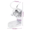 Könyvtámaszok 2 pcs Ezüst 17 x 15 x 27 cm Alumínium
