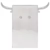 Könyvtámaszok 2 pcs Ezüst 21.5 x 15.5 x 20 cm Alumínium