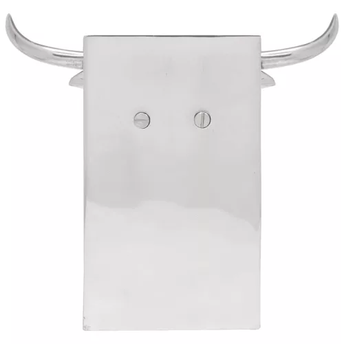 Könyvtámaszok 2 pcs Ezüst 21.5 x 15.5 x 20 cm Alumínium