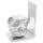 Könyvtámaszok 2 pcs Ezüst 8 x 12 x 16.5 cm Alumínium