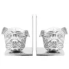 Könyvtámaszok 2 pcs Ezüst 8 x 12 x 16.5 cm Alumínium