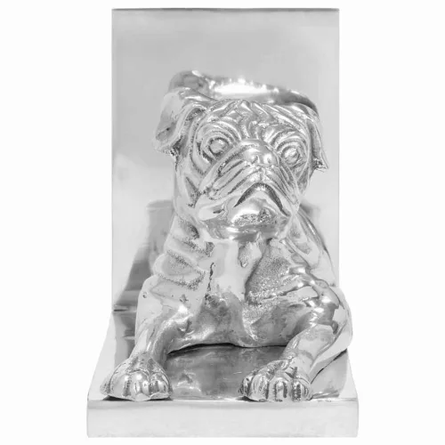 Könyvtámaszok 2 pcs Ezüst 12 x 15 x 18 cm Alumínium