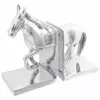 Könyvtámaszok 2 pcs Ezüst 11 x 14 x 25 cm Alumínium