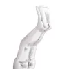Szobor Ezüst 22 x 8 x 25 cm Alumínium