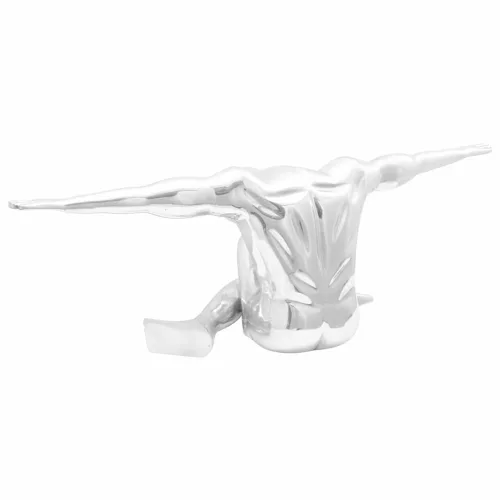 Szobor Ezüst 91.5 x 32 x 33 cm Alumínium