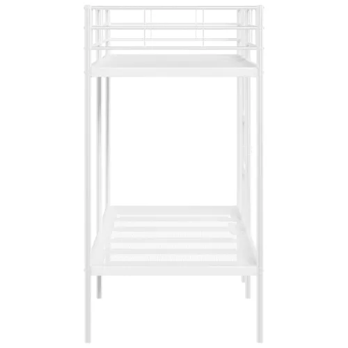 Fehér acél emeletes ágy matrac nélkül 75 x 190 cm