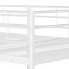 Fehér acél emeletes ágy matrac nélkül 75 x 190 cm
