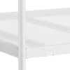 Fehér acél emeletes ágy matrac nélkül 90 x 190 cm