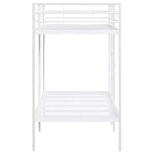 Fehér acél emeletes ágy matrac nélkül 90 x 200 cm