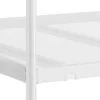 Fehér acél emeletes ágy matrac nélkül 90 x 200 cm