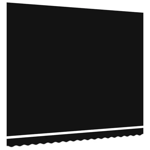Napellenző ponyva Fekete 400 × 350 cm Vászon