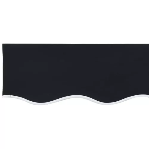 Napellenző ponyva Fekete 400 × 350 cm Vászon