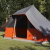Családi Tipi sátor tetővel Szürke és narancs 364 x 281 x 257 cm