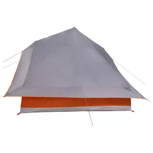 Családi Tipi sátor tetővel Szürke és narancs 364 x 281 x 257 cm