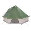 Családi Tipi sátor tetővel zöld és bézs 400 x 346 x 250 cm