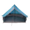Családi Tipi sátor tetővel Kék és Szürke 400 x 346 x 250 cm