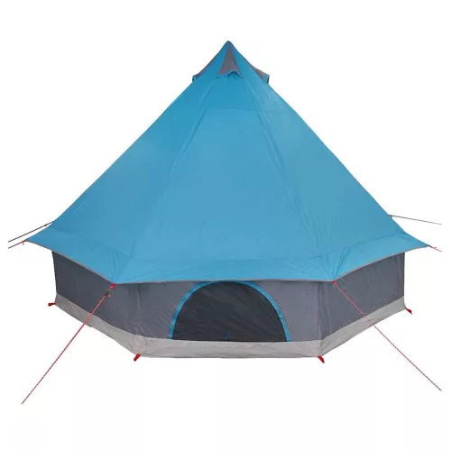 Családi Tipi sátor tetővel Kék és Szürke 400 x 346 x 250 cm