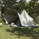 Családi Tipi sátor tetővel zöld és bézs 510 x 690 x 330 cm