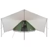 Családi Tipi sátor tetővel zöld és bézs 510 x 690 x 330 cm