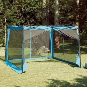   Mesh Belső Sátor Kék 303 x 303 cm 185T Poliészter PU bevonattal