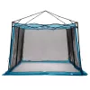 Mesh Belső Sátor Kék 303 x 303 cm 185T Poliészter PU bevonattal