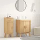 Mosogatószekrény Olden Barna 114 x 43 x 73.5 cm Tömör fenyőfa