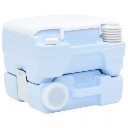Hordozható Kemping Toilet Világos kék 41.5 x 36.5 x 30 cm