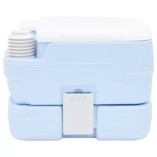 Hordozható Kemping Toilet Világos kék 41.5 x 36.5 x 30 cm