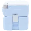 Hordozható Kemping Toilet Világos kék 41.5 x 36.5 x 42 cm