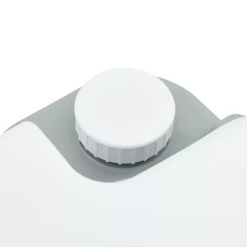 Hordozható Kemping Toilet Szürke és fehér 41.5 x 36.5 x 37.5 cm