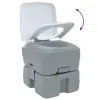 Hordozható Kemping Toilet Szürke és fehér 41.5 x 36.5 x 37.5 cm