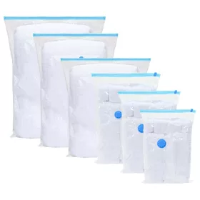   Vákuumos tárolózsákok 50 pcs Átlátszó és kék 70 x 50 cm