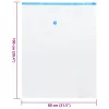 Vákuumos tárolózsákok 5 pcs Átlátszó és kék 100 x 80 cm