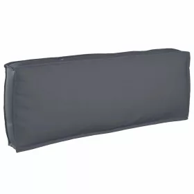   Raklap párna háttámlához párnával Antracit 120 x 40 x 12 cm