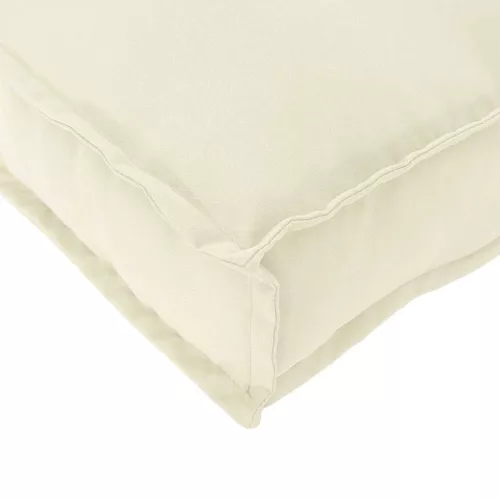 Raklap párna ülőfelülethez Krém 120 x 80 x 12 cm Oxford szövet