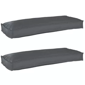 Raklap párna készlet 2 pcs Antracit 100 x 40 x 8 cm