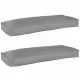 Raklap párna készlet 2 pcs Szürke 100 x 40 x 8 cm Oxford szövet