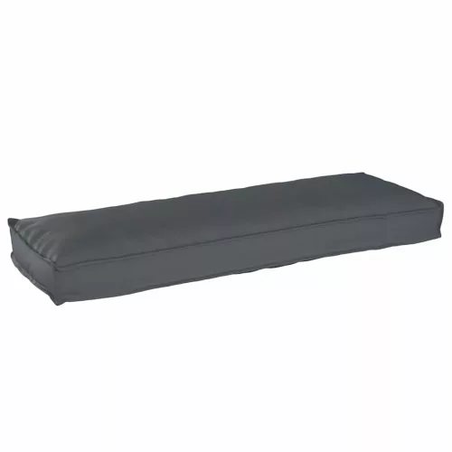 Raklap párna készlet 2 pcs Antracit 120 x 40 x 8 cm
