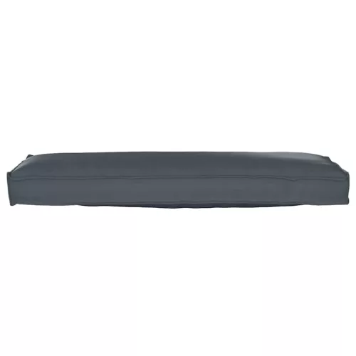 Raklap párna készlet 2 pcs Antracit 120 x 40 x 8 cm